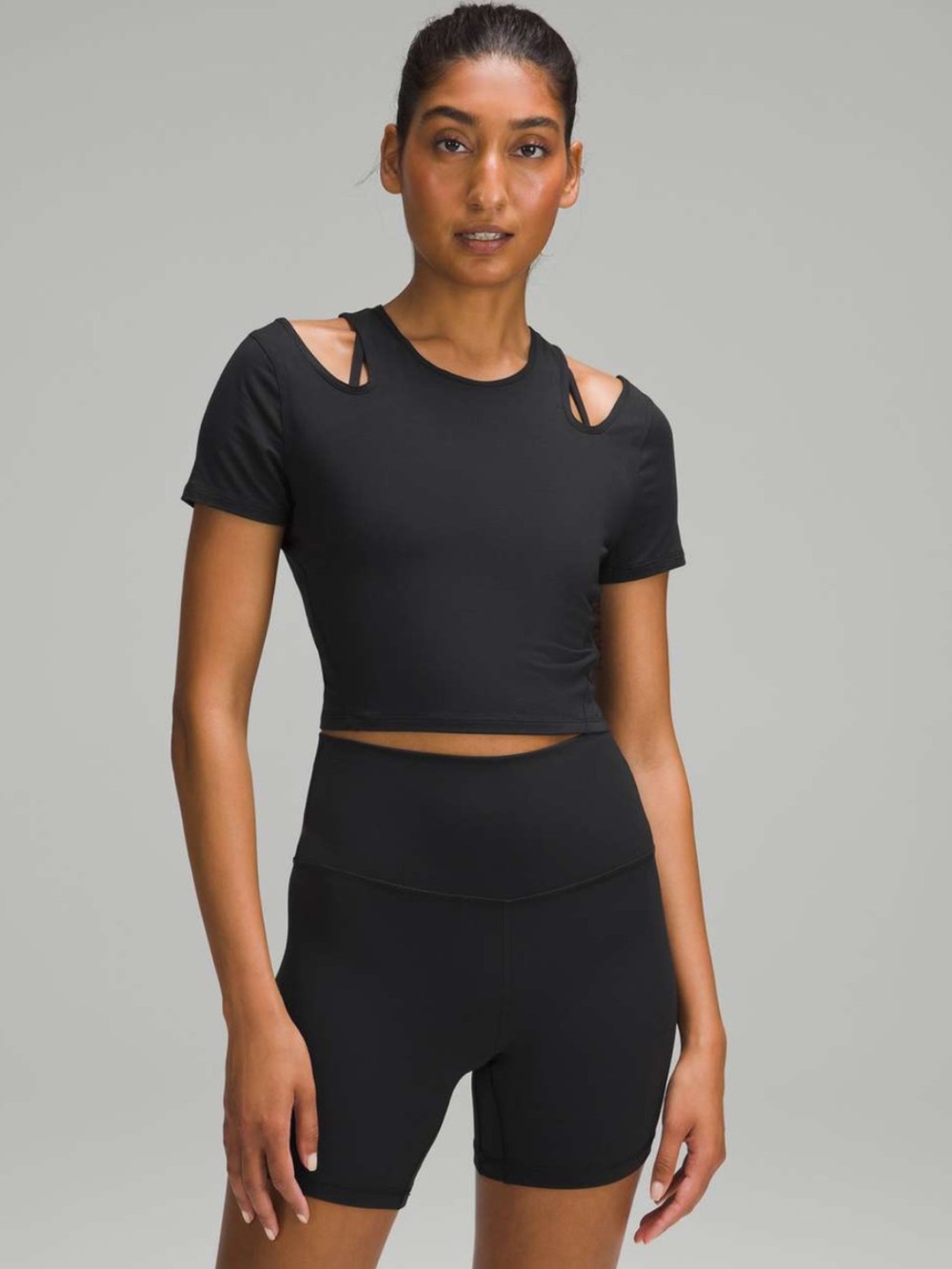 Lululemon Shoulder Cut-Out Yoga T-Shirt